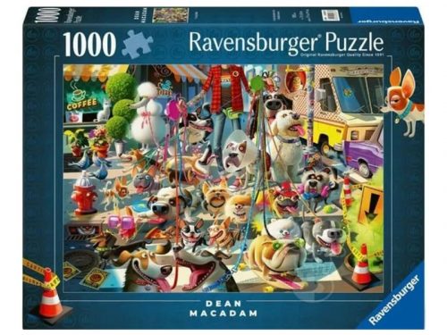 Puzzle 1000 db - A kutyasétáltató