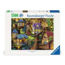 Puzzle 1500 db - Alkonyat a fák tetején