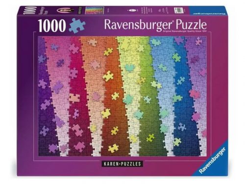 Puzzle 1000 db - Színkavalkád