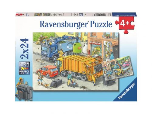 Ravensburger Puzzle 2x24 db - szemétgyűjtés