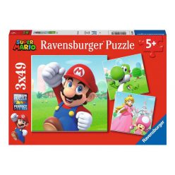 Ravensburger Puzzle 3x49 db - Super Mario