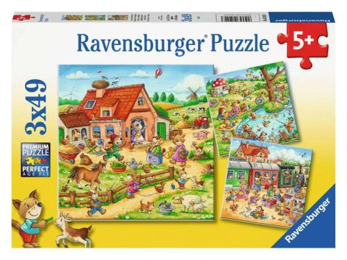 Ravensburger Puzzle 3x49 db - Nyaralás