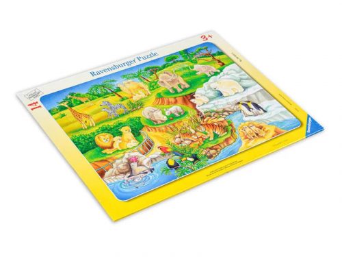 Ravensburger Puzzle 14 db -Látogatás az állatkertben