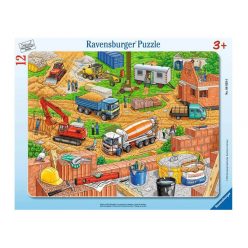 Ravensburger Puzzle 12 db - Munka az építkezésben