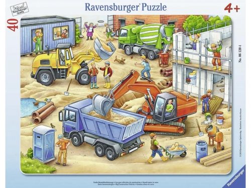 Ravensburger Nagy munkagépek 40 darabos puzzle