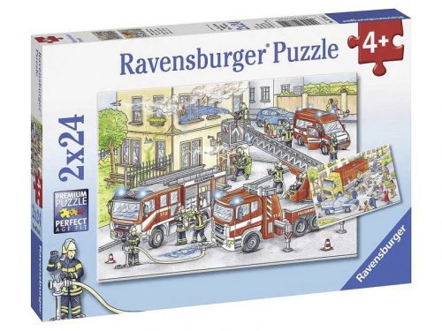 Ravensburger: Puzzle 2x24 db - Tűzoltók