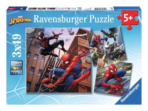 Ravensburger Puzzle 3x49 db - Védelmező Pókember