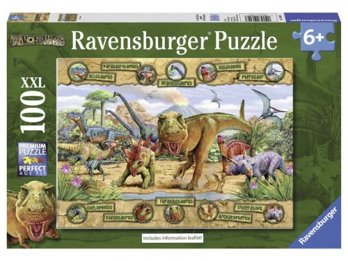 Ravensburger: Puzzle 100 db - Dinoszauroszok