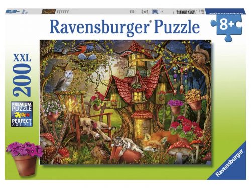 Ravensburger Puzzle 200 db - Erdei házikó