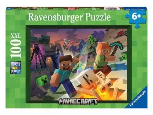 Ravensburger Puzzle 100 db - Monster Minecraft