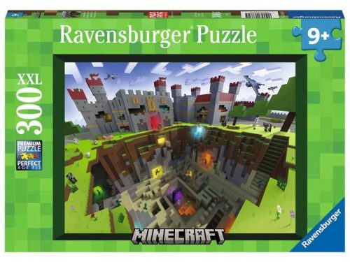 Puzzle 300 db - Minecraft Kivágás