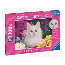 Ravensburger Puzzle 100 db - Csillámcicák