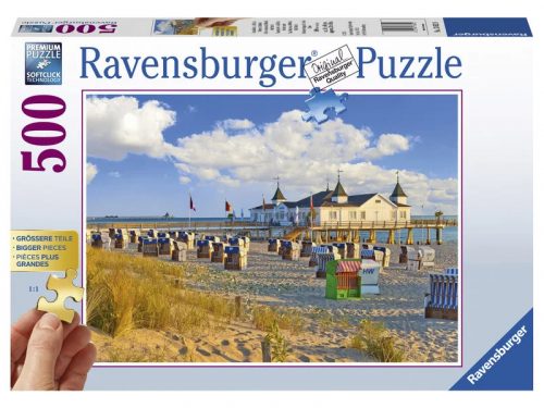 Ravensburger: Puzzle 500 db - Strand, Ahlbeck