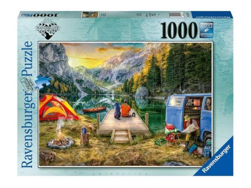 Puzzle 1000 db - Nyugodt kempingezés