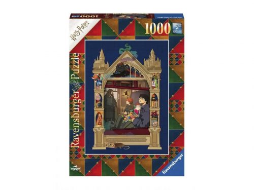 Ravensburger: Puzzle 1000 db - Harry Potter útban a Roxfortba