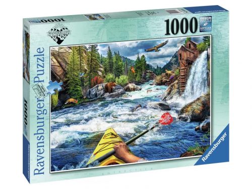 Ravensburger Puzzle 1000 db - White water kajakozás