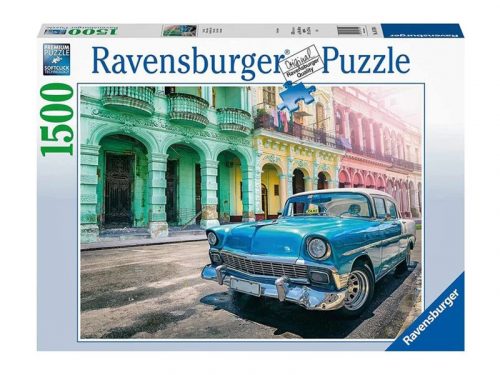 Ravensburger Puzzle 1500 db - Cuba, autók