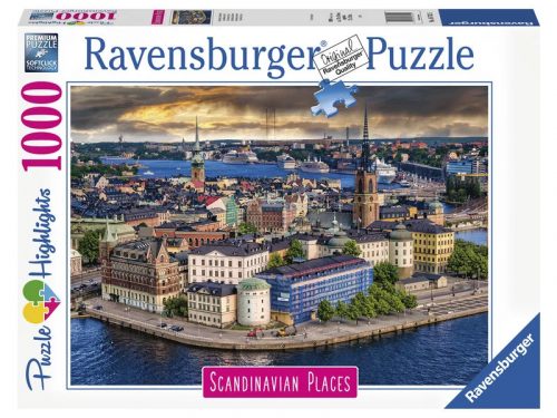 Ravensburger Puzzle 1000 db - Stockholm, Svédország