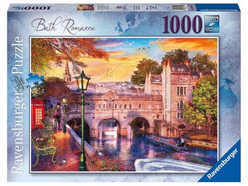 Ravensburger Puzzle 1000 db - Romantikus séta Bathban