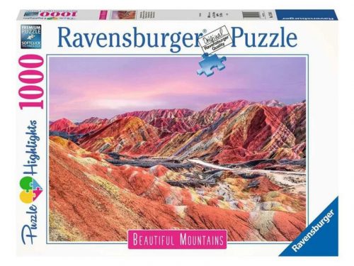 Ravensburger Puzzle 1000 db - Regenbogenberge