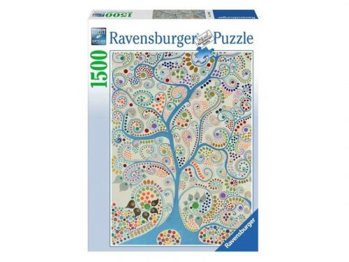 Puzzle 1500 db - Kék fa