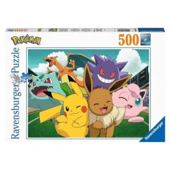 Puzzle 500 db - Pokemonok az arénában