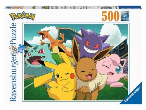 Puzzle 500 db - Pokemonok az arénában