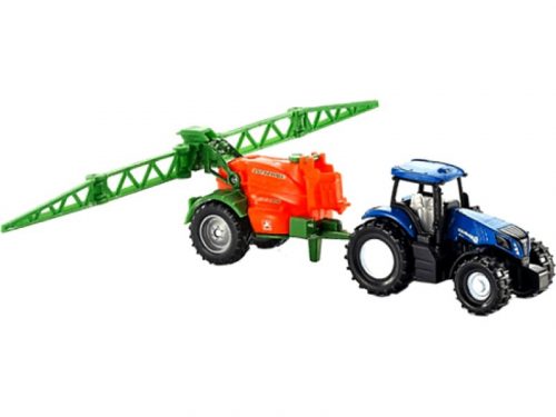 SIKU New Holland traktor - utánfutó 1:87 - 1668