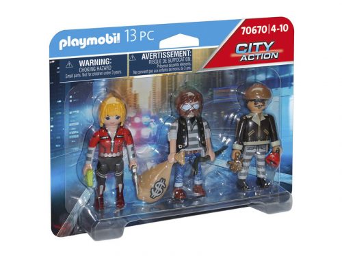 Playmobil Figura szett bűnözők 70670