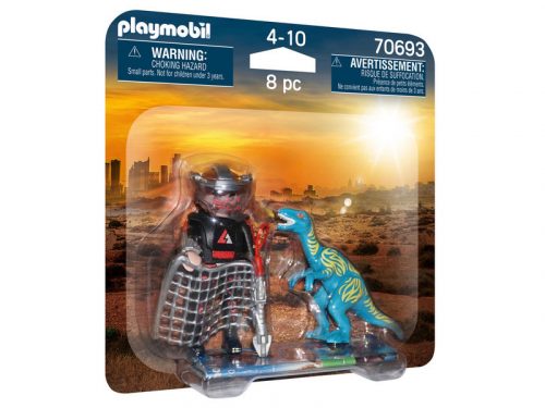 Playmobil: Duo Pack Hajsza a Velociraptor után