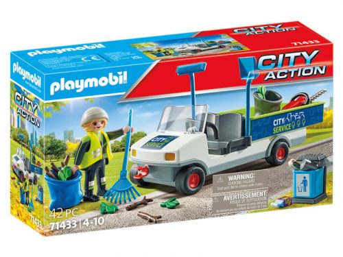 Playmobil Várostakarítás elektromos járművel