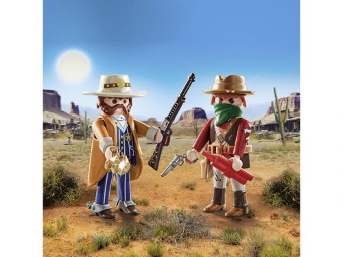 Playmobil: DuoPack Bandita és sheriff