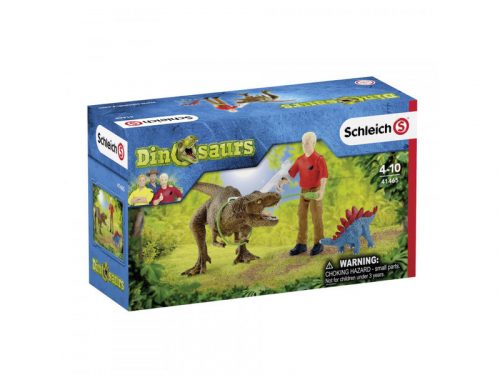 Schleich Tyrannosaurus rex támadás