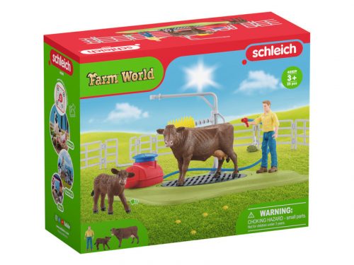 Schleich Tehénmosó állomás