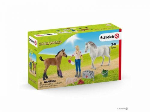 Schleich Orvoslátogatás kancánál és csikónál (42486)