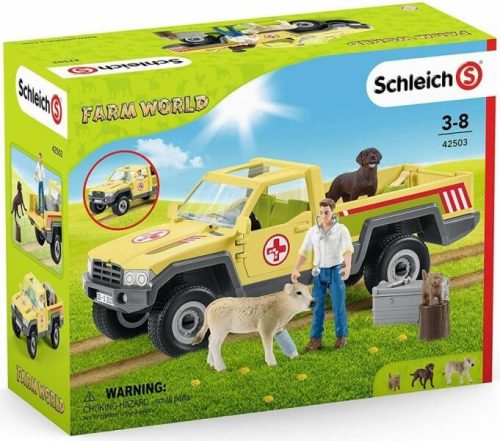 Schleich Állatorvos-látogatás a farmon (42503)