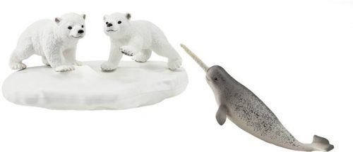 Schleich Jegesmedvebocsok a jégtáblán (42531)