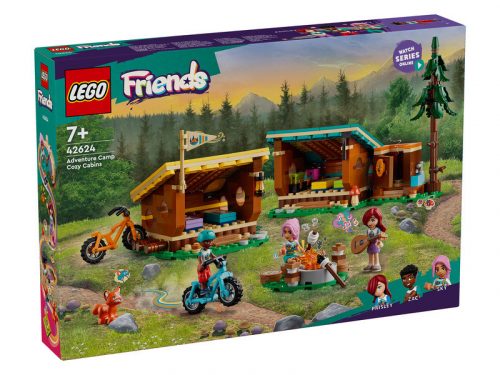 LEGO Friends 42624 Otthonos kabinok a kalandtáborban