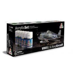   Italeri Acrylic szett: WWII U.S. NAVY AIRCRAFT (439AP) festék