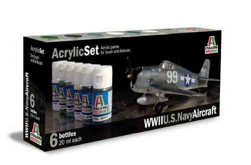 Italeri Acrylic szett: WWII U.S. NAVY AIRCRAFT (439AP) festék