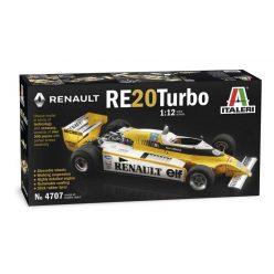 Italeri Renault RE23 Turbo F1 1:12 makett autó (4707s)