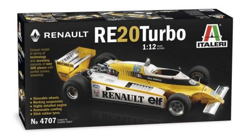 Italeri Renault RE23 Turbo F1 1:12 makett autó (4707s)