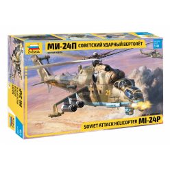   Zvezda MIL Mi-24P Russ.Attack Helicopter 1:48 makett helikopter (4812)