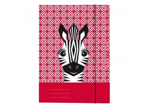 Herlitz Gumis mappa A4 Cute Animals Zebra