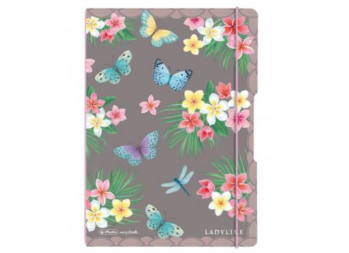 Herlitz my.book flex A4 füzet 40 kock.+40 von. Ladylike Butterfl.