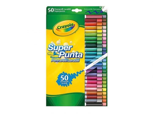 Crayola Kimosható vékony-vastag filctoll 50db