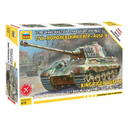 Zvezda King Tiger  Henschel  1/72 (5023)