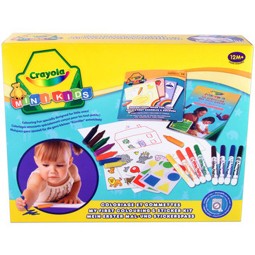 Crayola Mini Kids: Színező és matricázó készlet