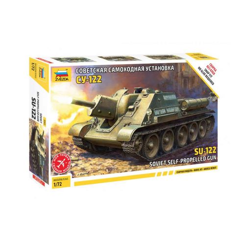 Zvezda SU-122 Soviet Tank Destroyer 1:72 (5043)