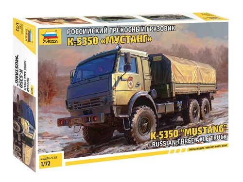 Zvezda Kamaz Mustang Truck 1:72 makett kamion (5074)